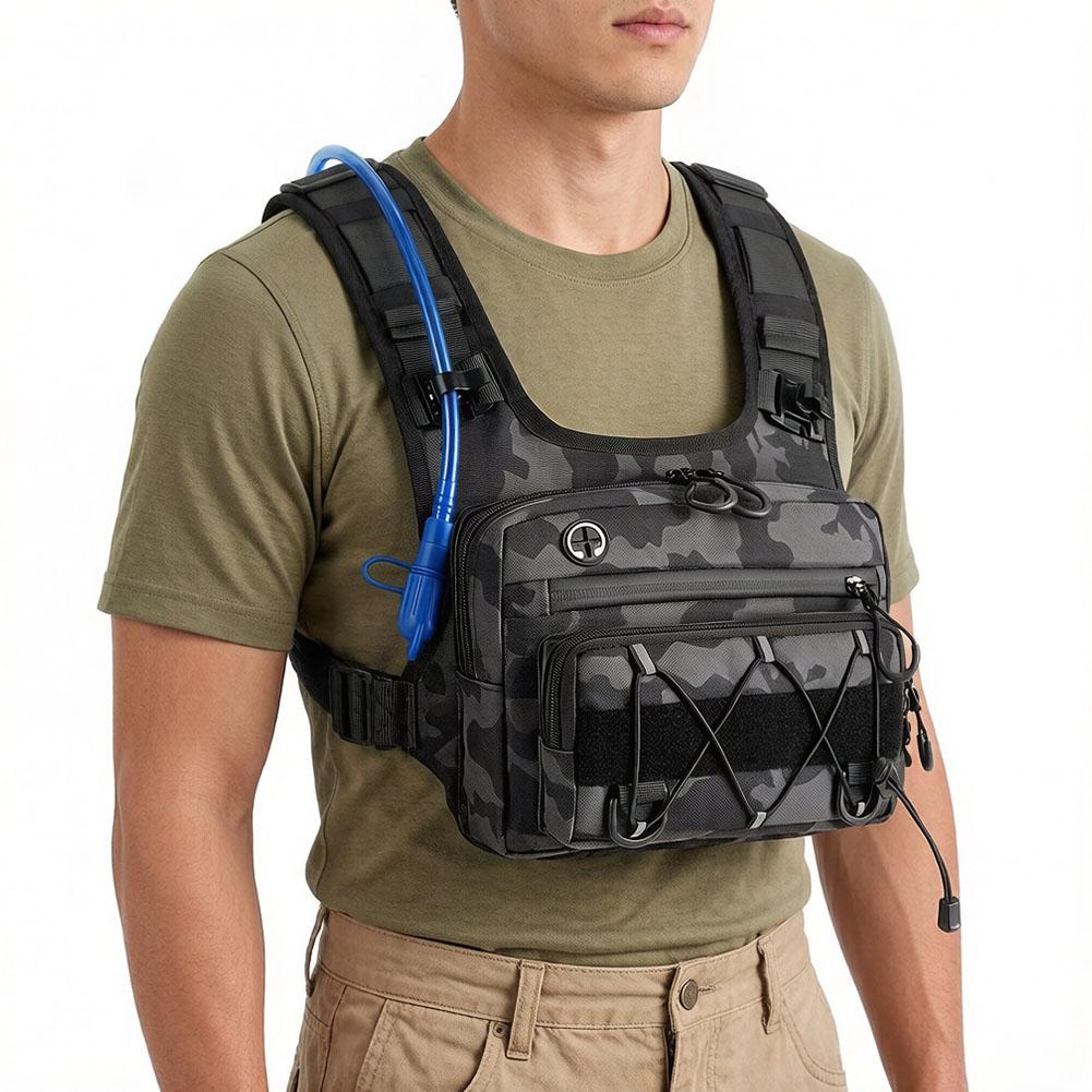 Outdoor Adventure Vest - Running Chest Pack Hydration Vest For