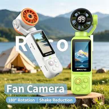 Outdoor Adventure Series - Pocket Fan Action Camera Focusing Shake