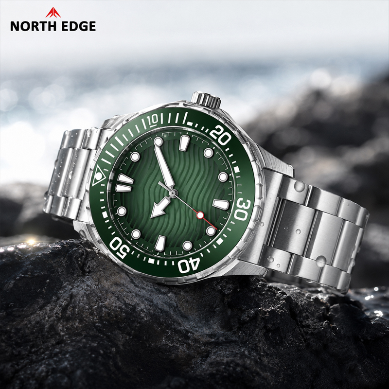 Outdoor Adventure Watches - North Edge TRITON Dive Watch for