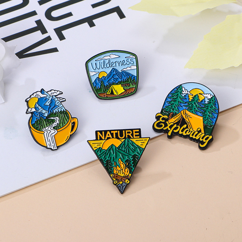 Outdoor Adventure Series - Outdoor camping series emblem travel adventure