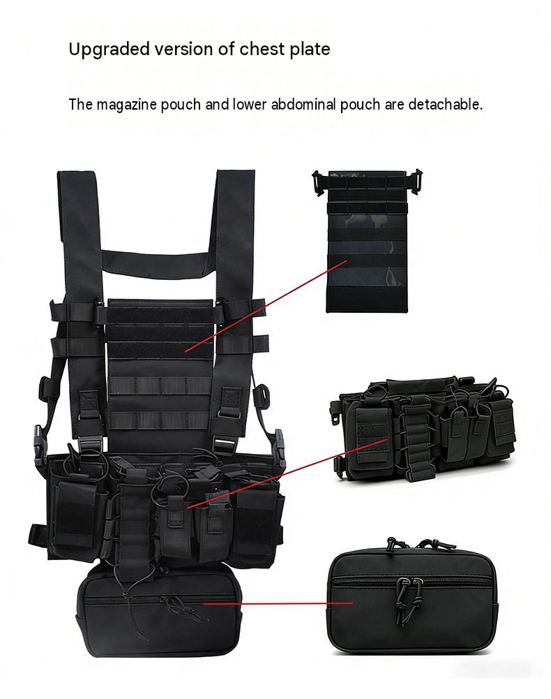 Tactical Chest Rig Vest with D - Outdoor Adventure Vest 评论和价格