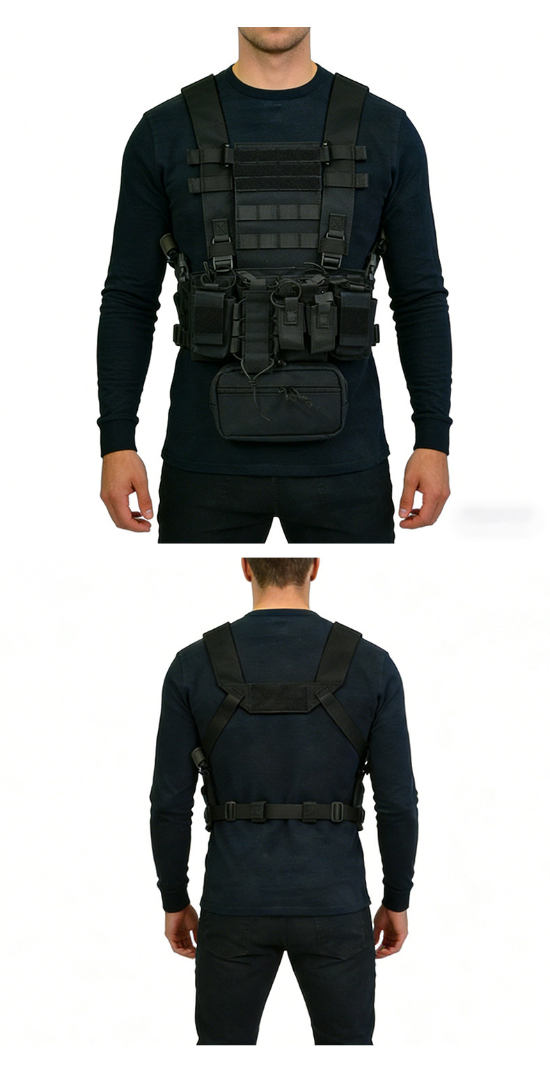 Tactical Chest Rig Vest with D - Outdoor Adventure Vest 评论和价格