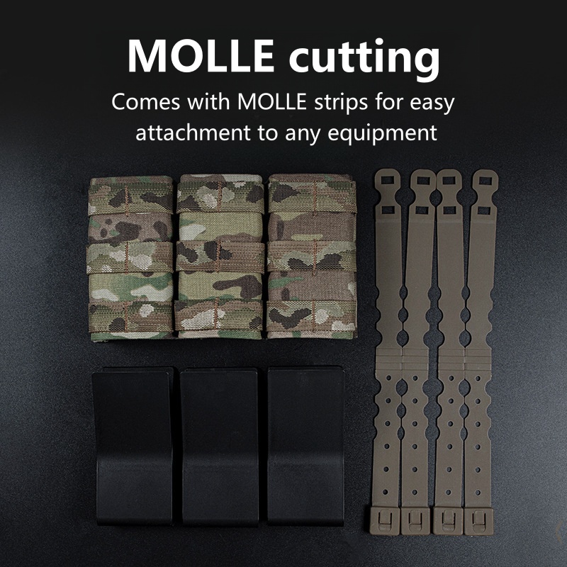 MOLLE-Compatible Triple Magazi - Outdoor Adventure Vest 评论和价格