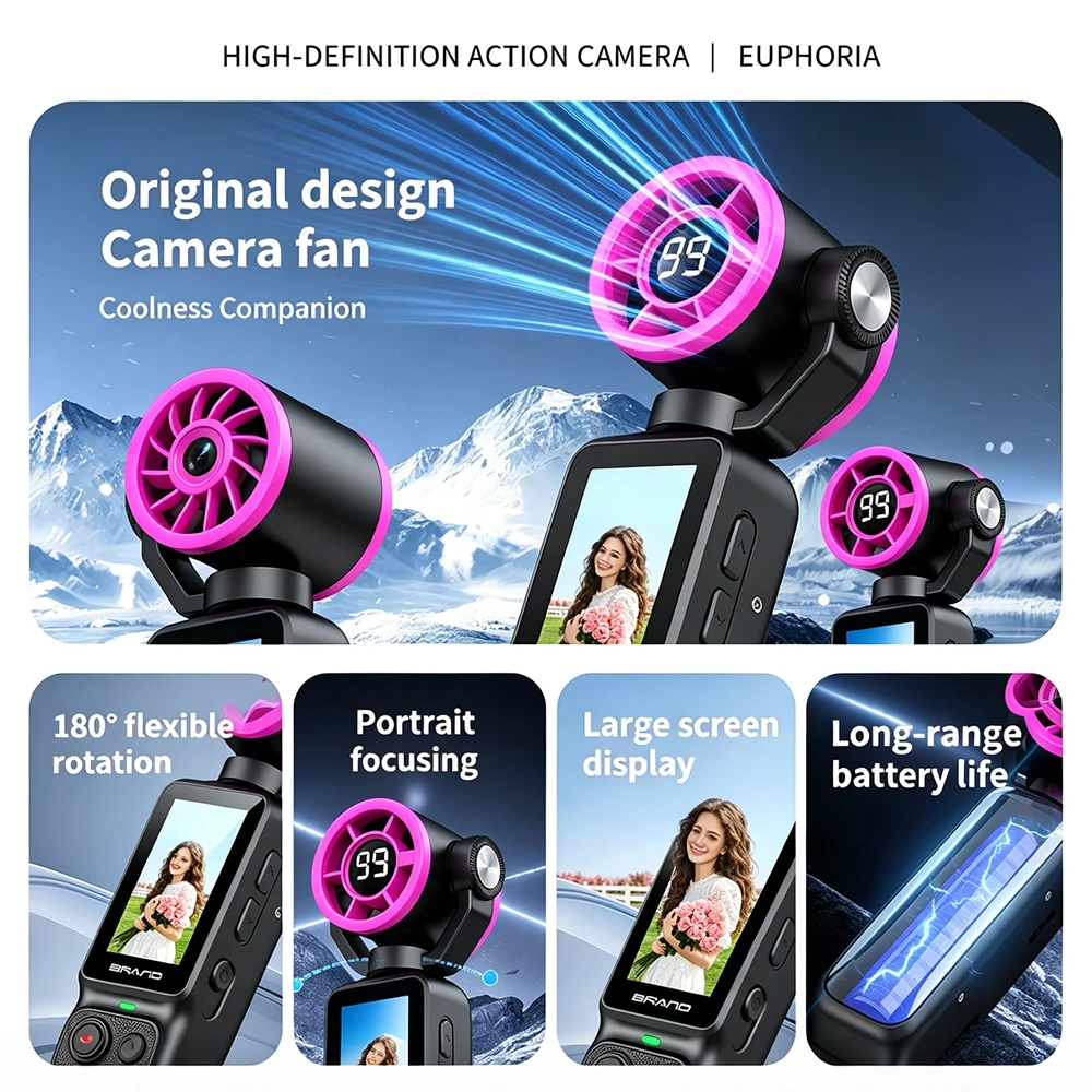 Pocket Fan Action Camera Focus - Outdoor Adventure Series 评论和价格