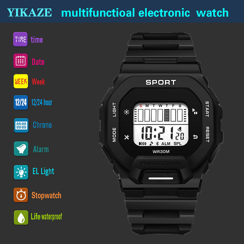 YIKAZE Men's Sports Watch Wate - Outdoor Adventure Watches 评论和价格