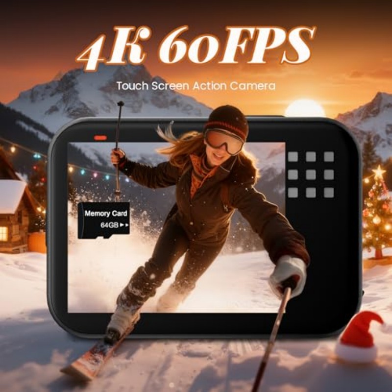 Mini body camera, 2K action ca - Outdoor Adventure Series 评论和价格