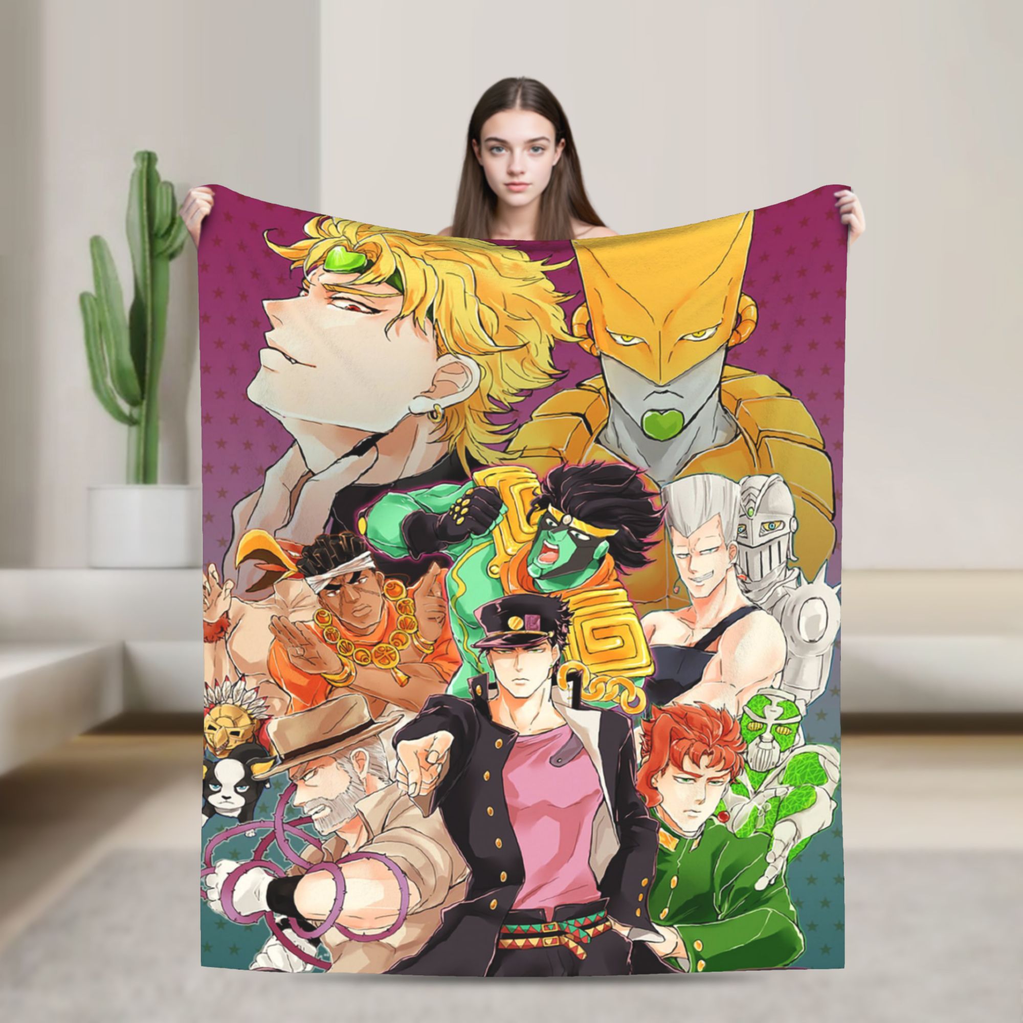 Joseph Joestar Kujo Jotaro Dio - Outdoor Adventure Quilt 评论和价格
