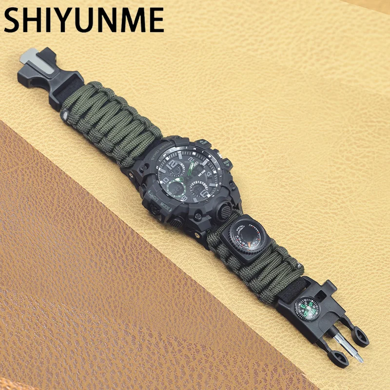 SHIYUNME Outdoor Survival Men  - Outdoor Adventure Watches 评论和价格