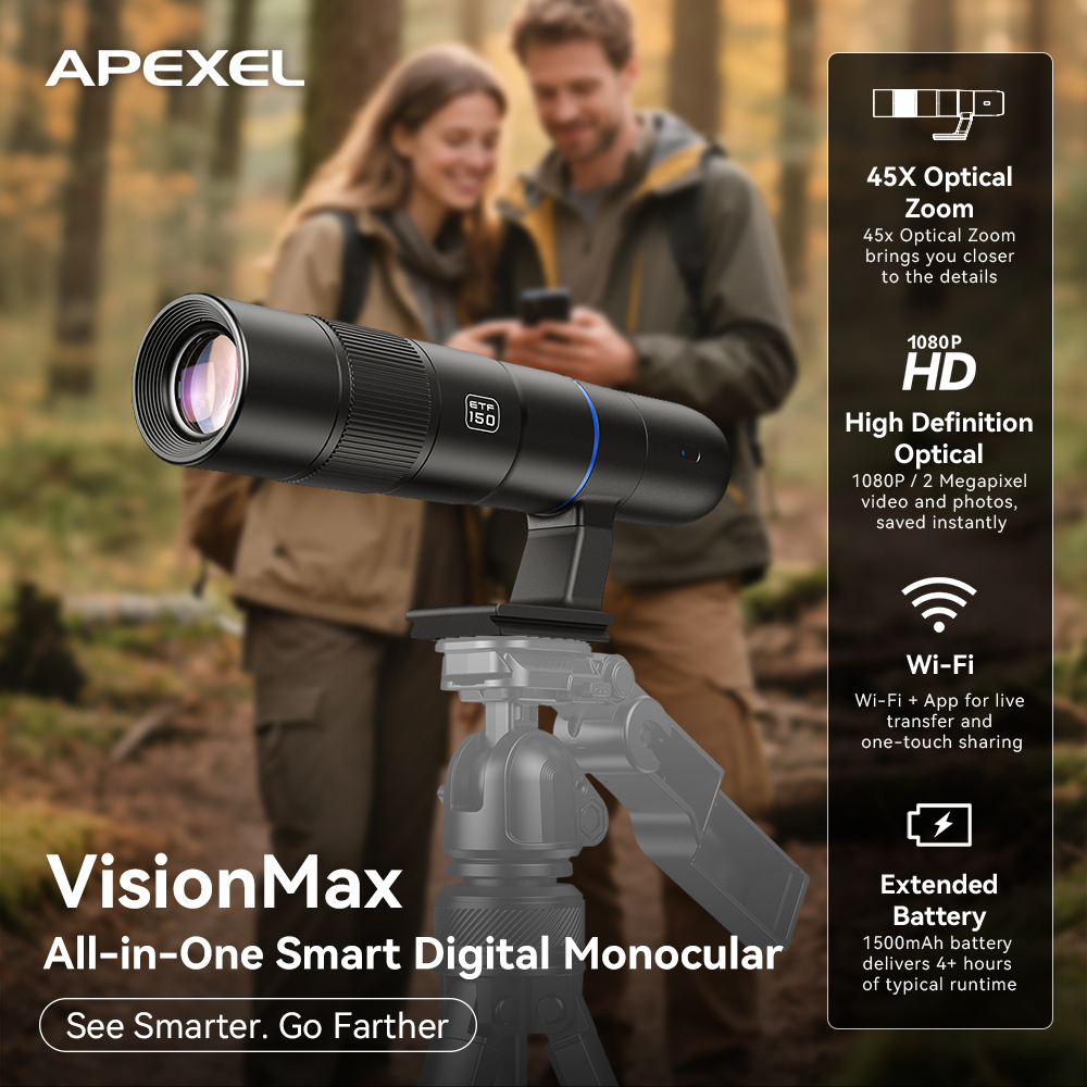APEXEL 45X Optical Zoom Vision - Outdoor Adventure Watches 评论和价格