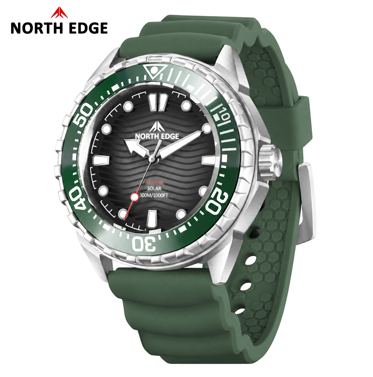 North Edge TRITON Dive Watch f - Outdoor Adventure Watches 评论和价格