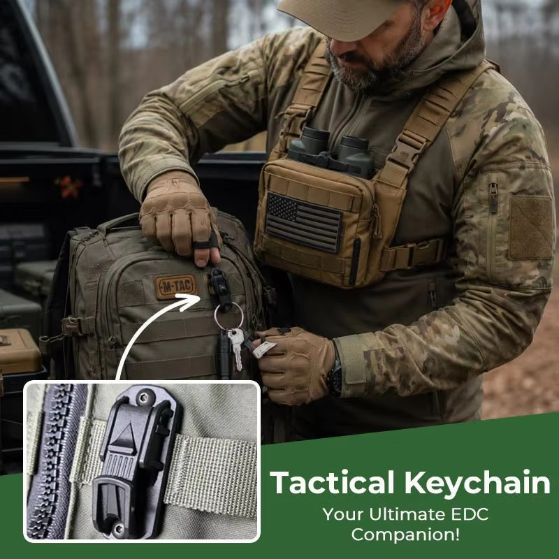 Plastic Tactical Key Ring Clip - Outdoor Adventure Vest 评论和价格