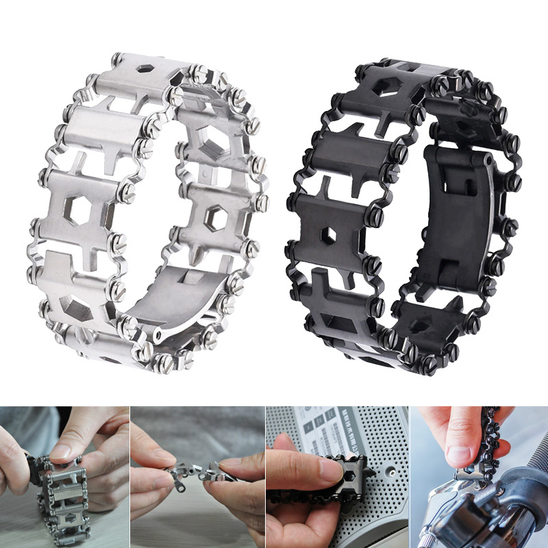 29-in-1 Stainless Steel Multi- - Outdoor Adventure Watches 评论和价格
