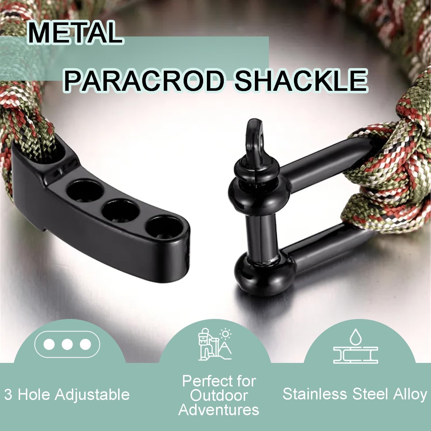 4/10Pcs Paracord Bracelet Buck - Outdoor Adventure Watches 评论和价格